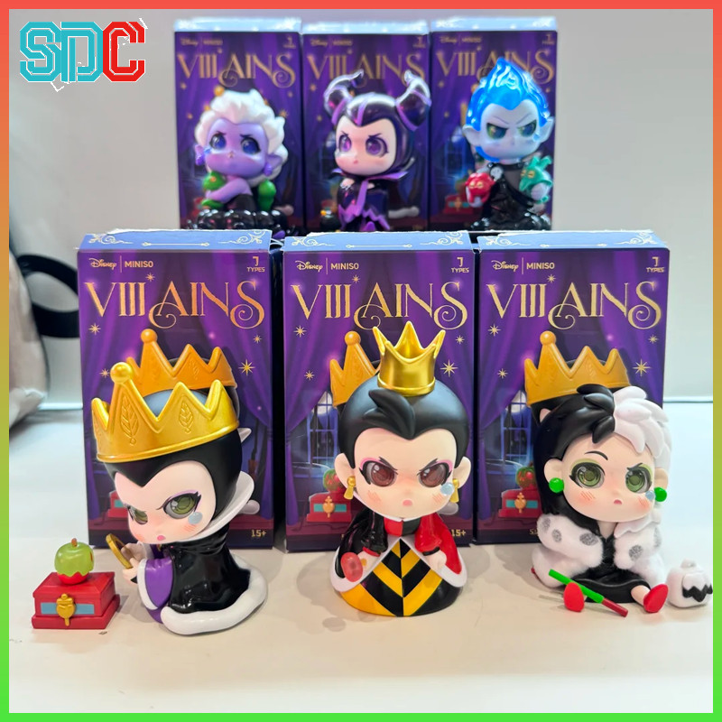 sney Villa Series 100% Genuine Blind Box Anime Figure Collection - Evil Queen Cruella Ursula Hades M