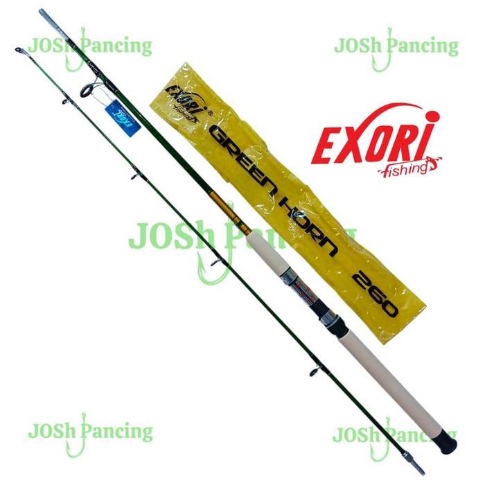 FSA EXORI GREEN HORN 165 180 210cm joran pancing laut sambung drat medium heavy FREE PIPA - 180cm