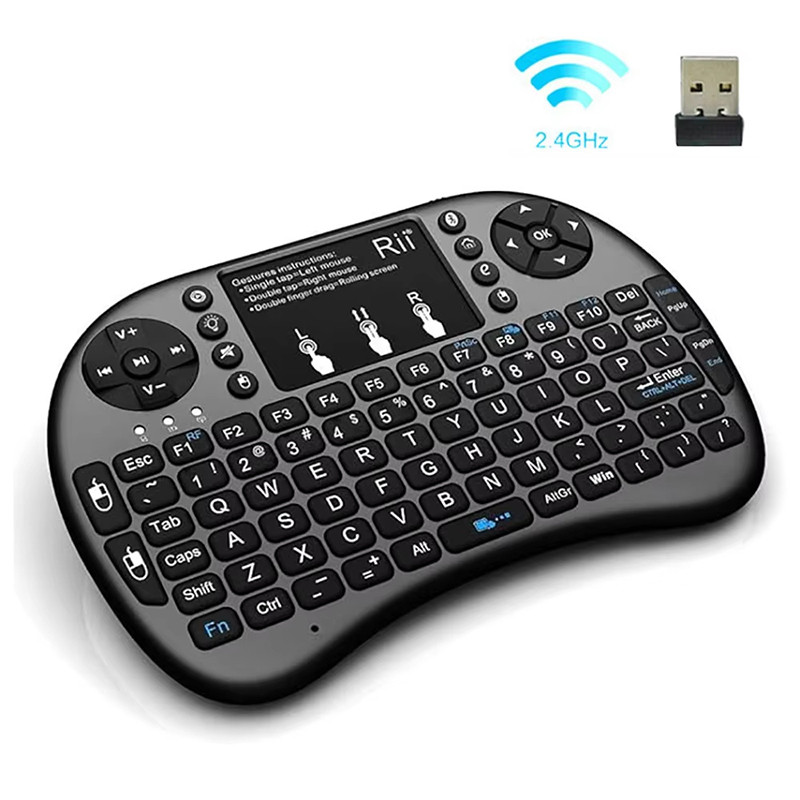 USB 2.4G Wireless Keyboard English Mini i8 Keyboard Mini Keyboard with Toupad Air Mouse Remote For L