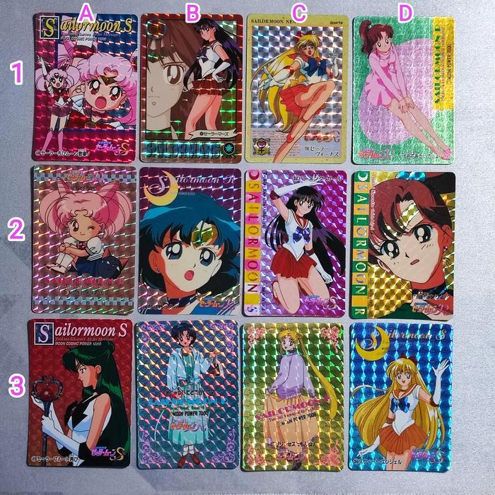 CARD SAILOR MOON  SAILORMOON ORI BANDAI JAPAN HOLOGRAM RARE