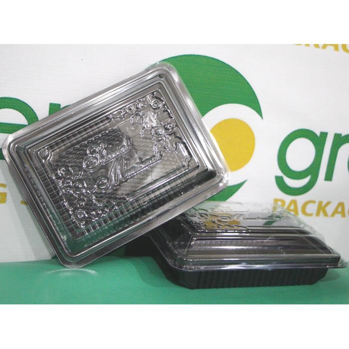 MIKA BROWNIES KOTAK SIZE S SMALL UK 18CM MULIAPACK ISI 50 SET TUTUP