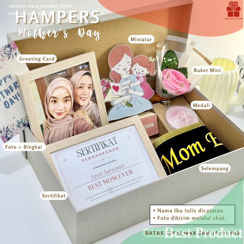 Hampers Hari Ibu - Hampers Mothers Day - Giftbox Ibu - Kado Hari Ibu - Kado Ulang Tahun Mama - Medal