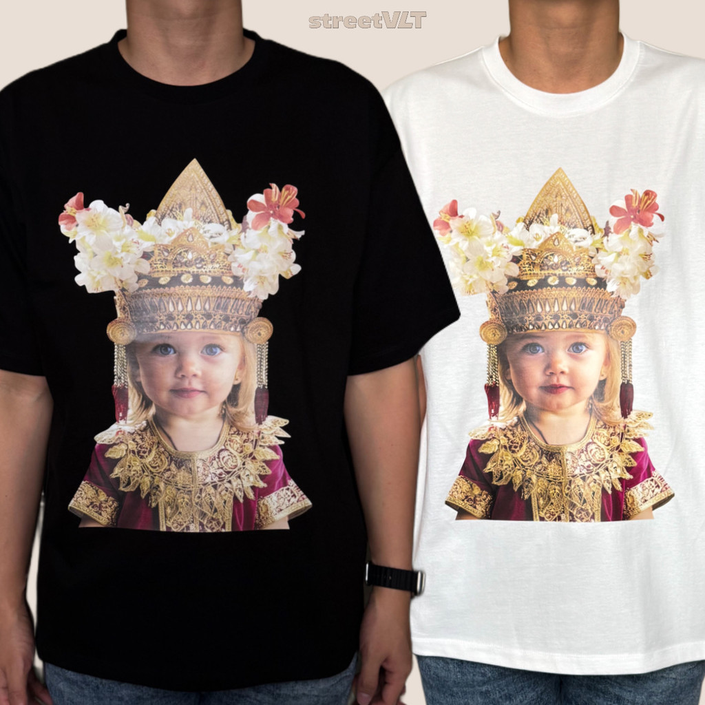 ADLV Bali Girl Baby Face Short Sleeve T-Shirt (Indonesia Exclusive) Acme De La Vie