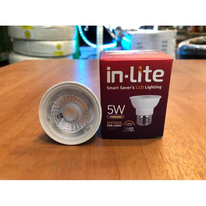 INLITE LED 5watt E27 warmwhite - 5watt