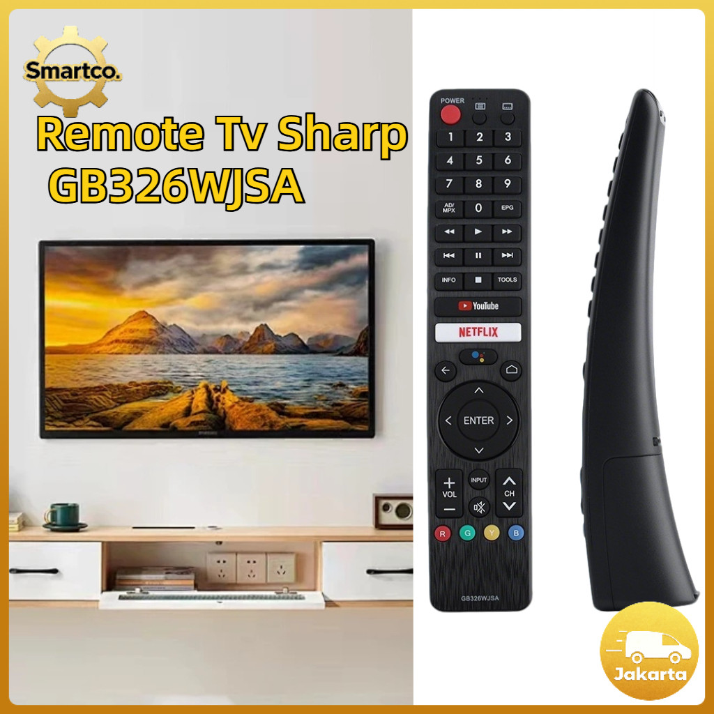 Remote Tv Sharp GB326WJSA Dengan Voice Dan Bluetooth