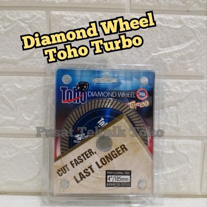 MATA GERINDA GRANIT KERAMIK 4" TOHO TURBO - Warna