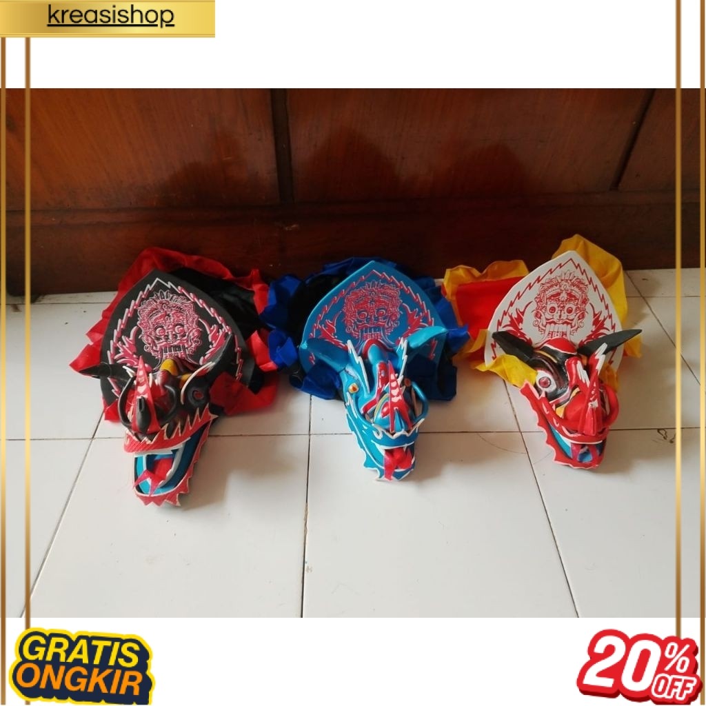 TERLARIS Caplokan Barongan Rampak Naga Spon Anak 5-12 Tahun