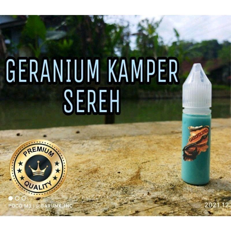 15 ML - ESSEN OPLOSAN IKAN MAS RAME GERANIUM KAMPER ESSEN OPLOSAN IKAN MAS JUARA TOTAL ESSEN OPLOSAN
