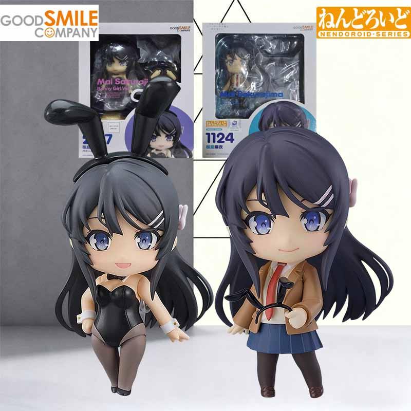 GSC Original MODEL KIT NENDOROID 2417 1124 Sakurajima Mai  Anime Action Figure Toys for Boy Collecti