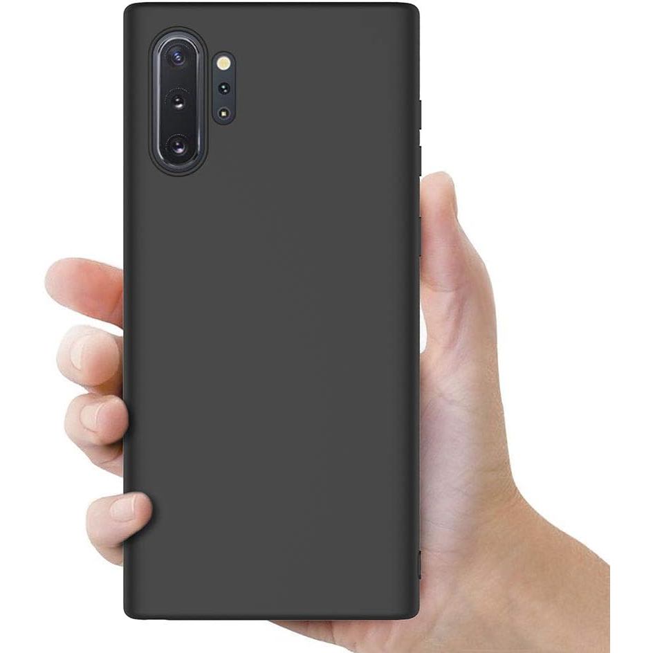 RAJA CASE FOR SAMSUNG NOTE 5 / NOTE 8 / NOTE 9 / NOTE 10 / NOTE 10 PLUS SOFTCASE SOLID BLACK MATTE P