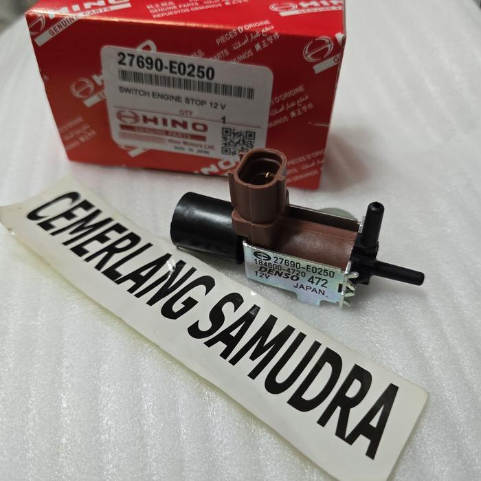 SWITCH ENGINE STOP 12V HT130 27690-E0250 BERMUTU