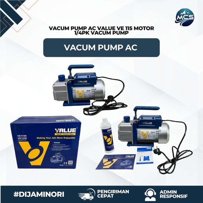 MESIN VAKUM AC VACUM PUMP VALUE 1/4 PK/HP  VE115- AP