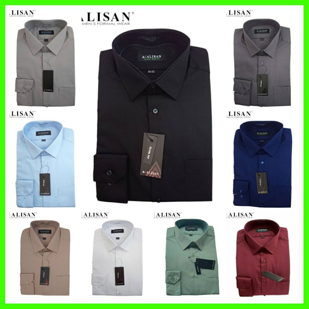 PREMIUM - Kemeja Alisan Sage Green / Kemeja Alisan Lengan Panjang / Kemeja Alisan Motif / Kemeja Ali