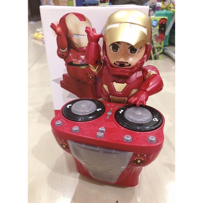 Mainan Robot Joget Dance Musik dan lampu - IRONMAN DJ
