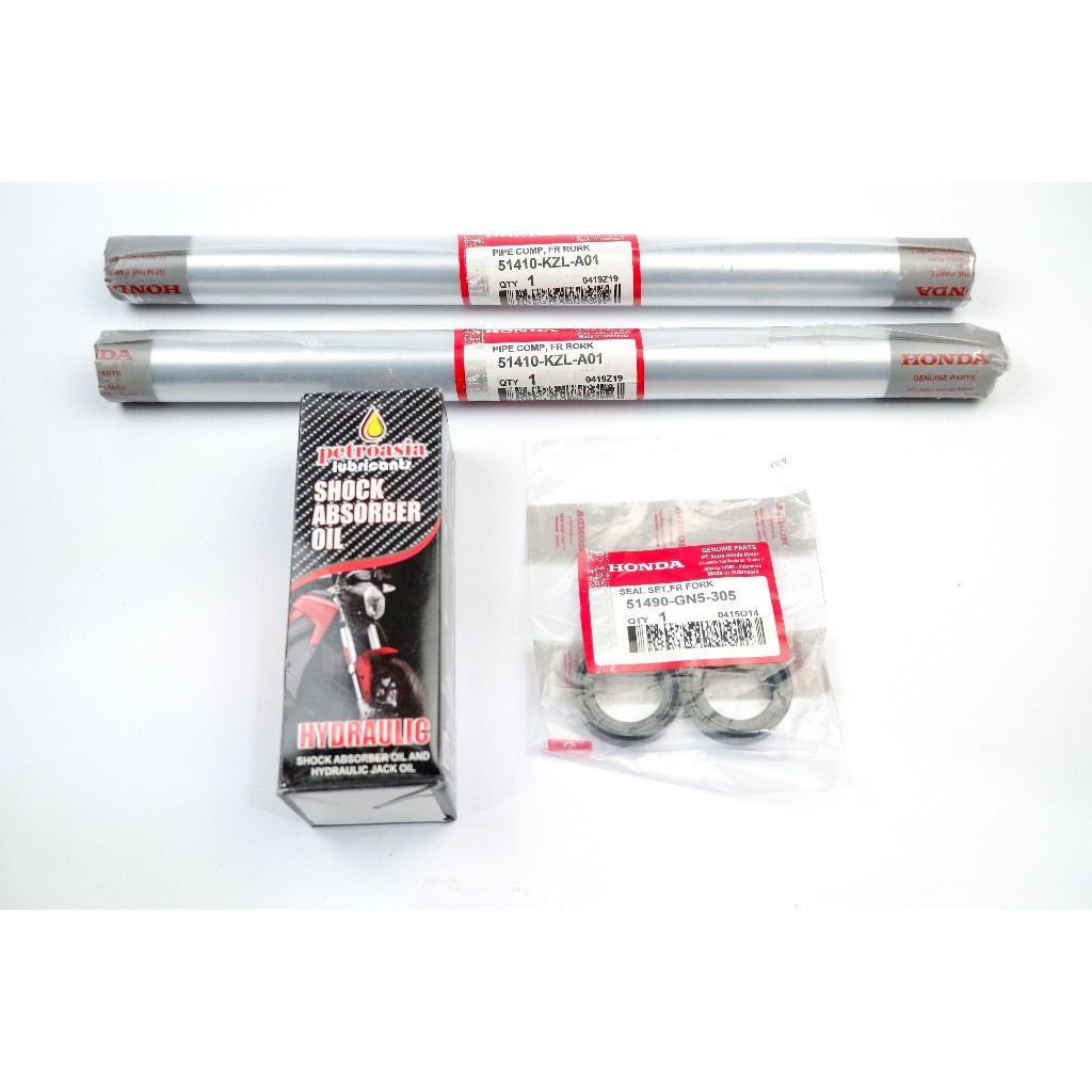 sok depan motor beat Vario - Paket As Shock Sok Breaker Depan KZL ori Sentral Sparepart Motor