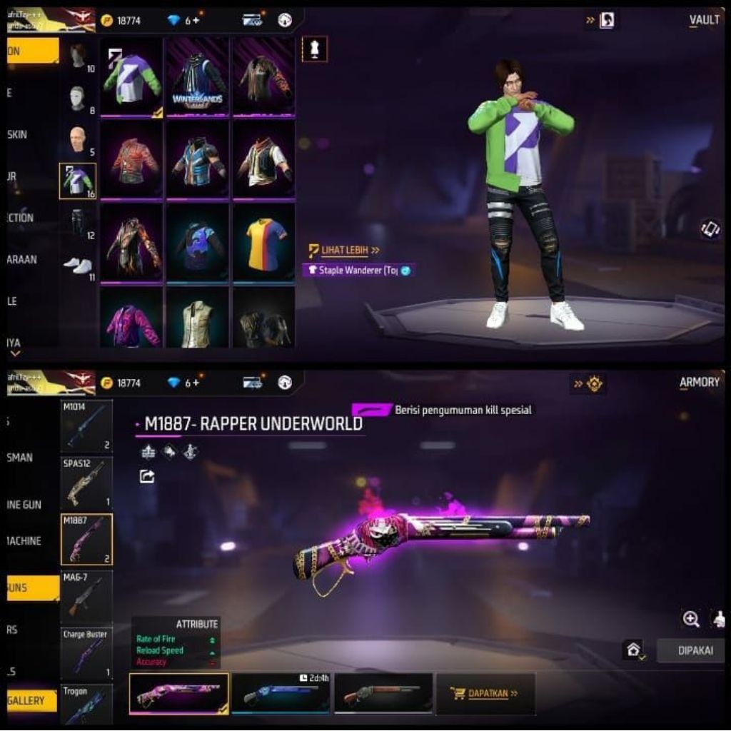 JUAL AKUN FREE FIRE RANDOM MURAH