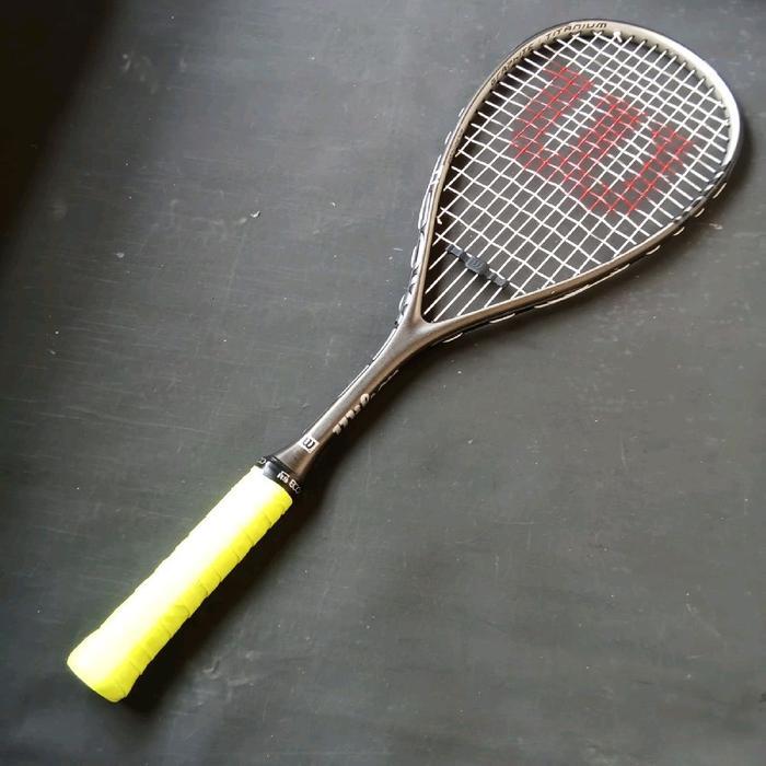RAKET SQUASH WILSON TITANIUM ORIGINAL MULUS