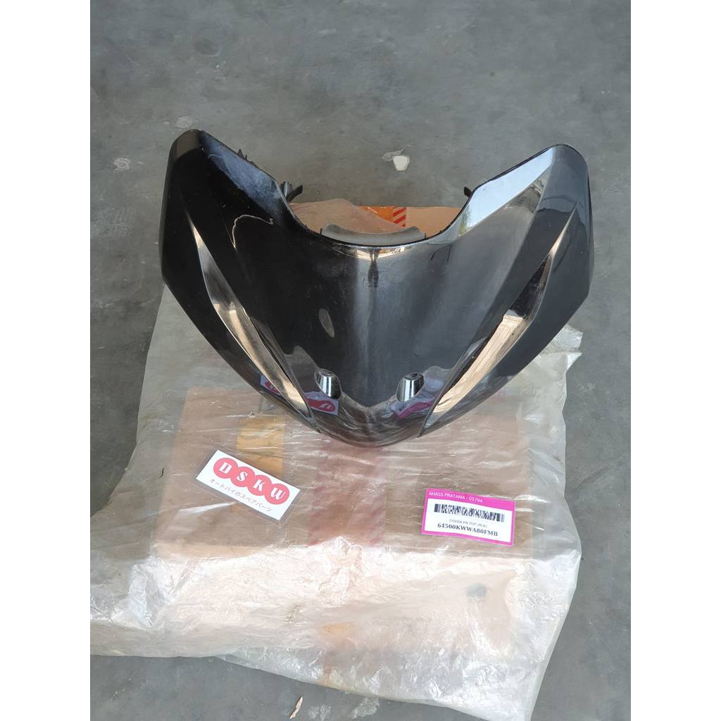 Cover Front Top Hitam REVO 110 NEW 2010-2014 AHM 64500-KWW-A80FMB