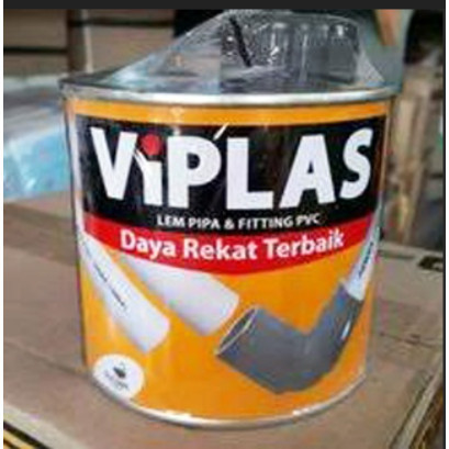 LEM PIPA PRALON PVC VIPLAS KALENG BESAR 360GR PARALON FITING PIPA PVC