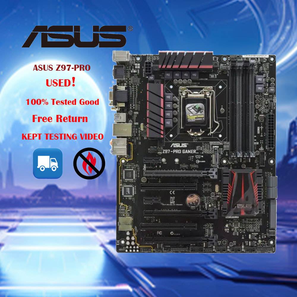 ASUS Z97PRO GAMER Motherboard 1150 DDR3 Core i7 4790K i5 4670K Cpus Intel Z97 PCIE 30 32GB ATX M2 SA