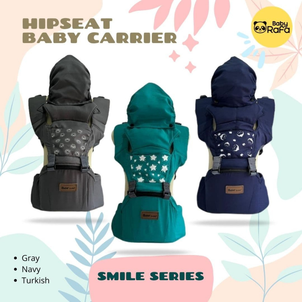 Baby Smile - Hipseat Gendongan Bayi Premium Multifungsi SMILE SERIES