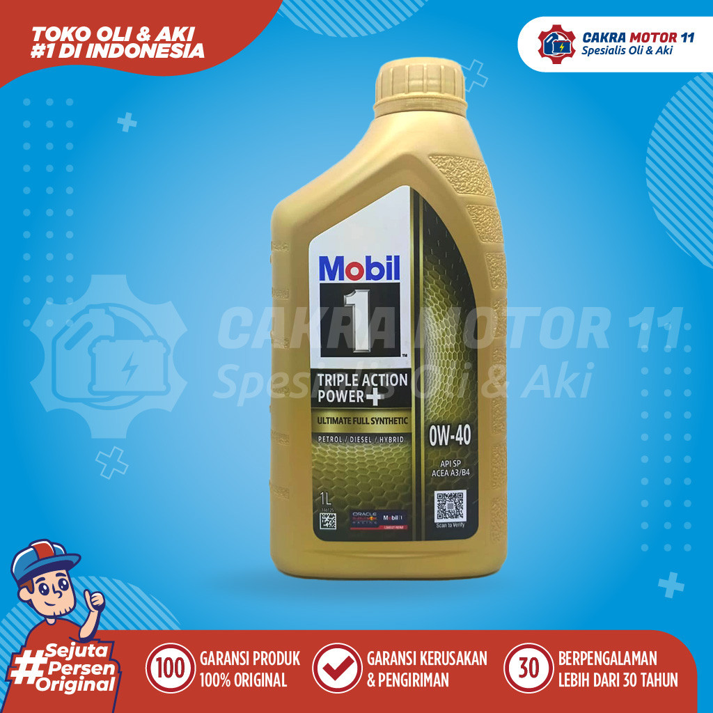 Mobil 1 Triple Action Power Plus 0w40 Sp 1lt