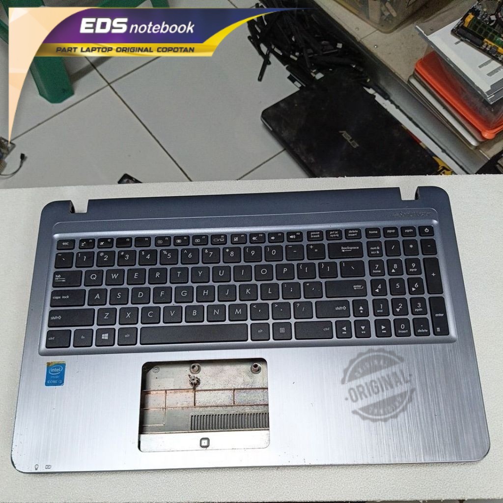Casing Bawah Palmrest Keyboard ASUS  x540 x540Y x540L x540LJ x540LA x540YA _silver