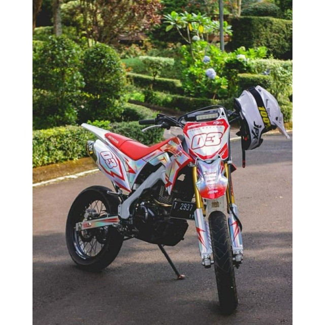 Decal stiker motor klx | crf | custom|hologram