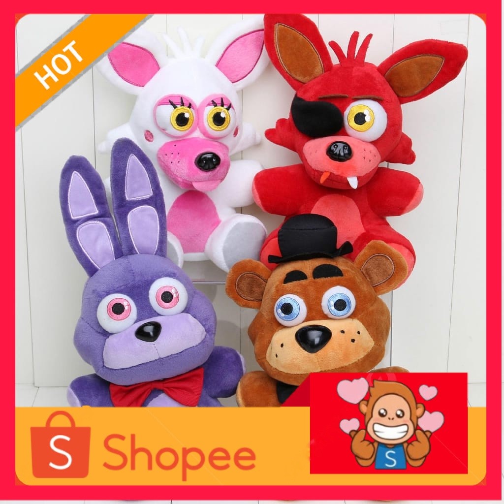 Boneka Freddy's FNAF Mainan Five Night At Freddy Security Breach Bahan Plush