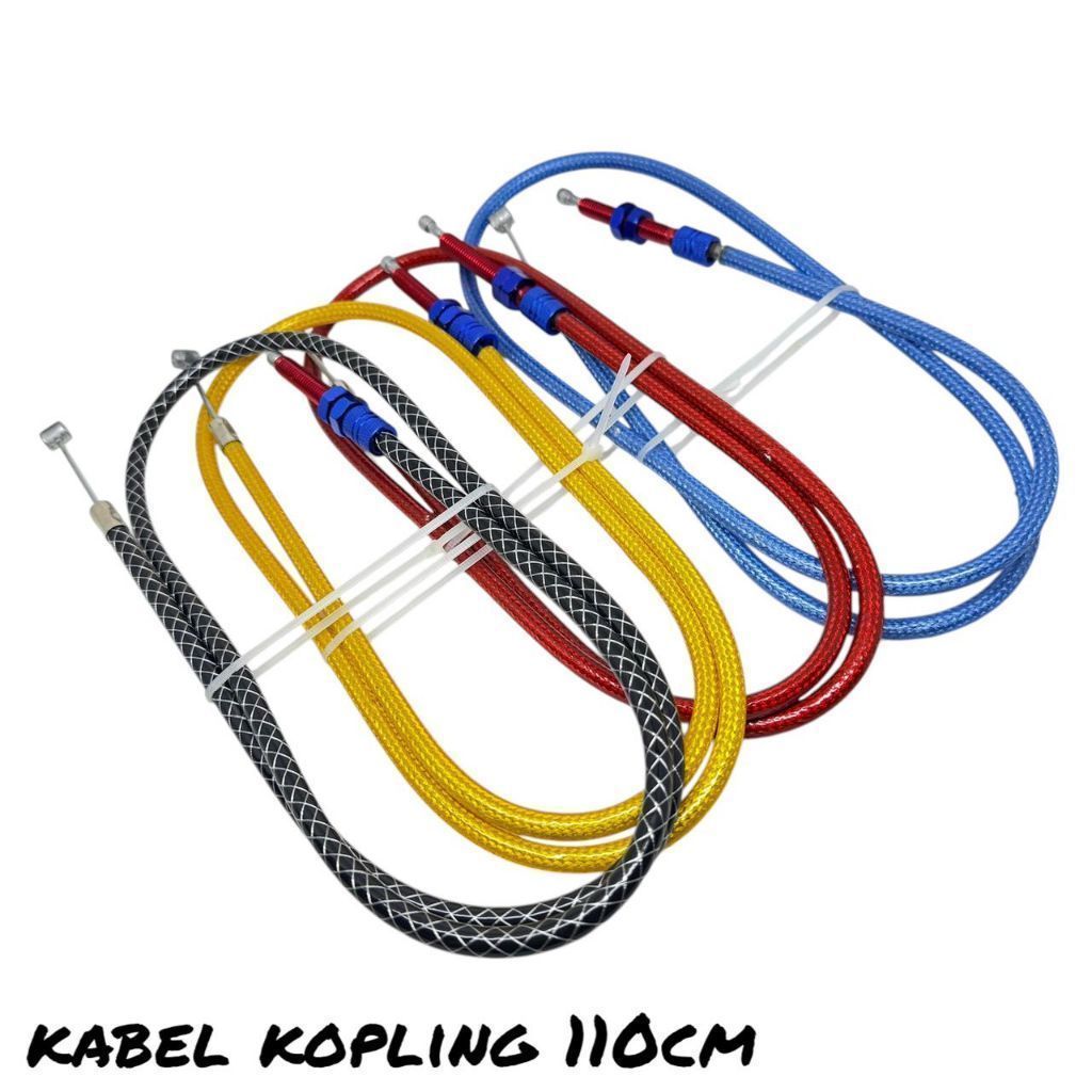 Kabel kopling serat karbon 110cm universal Ninja 150 R satria fu cb cbr vixion r15 r25 mt15 mt25 - L