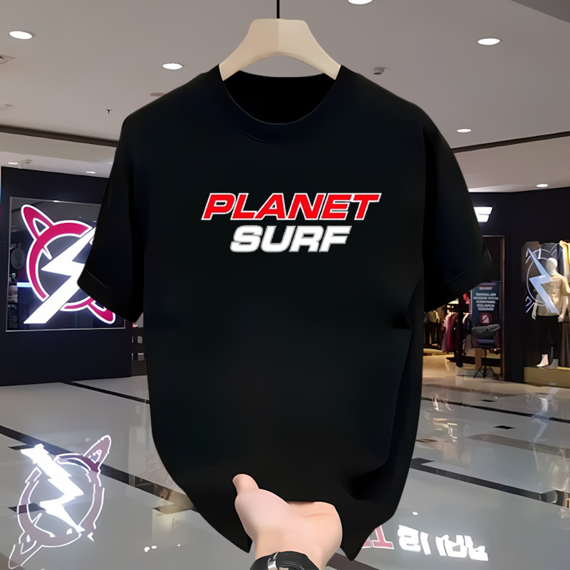 [Katun Unisex COD] Kaos Planet Surf Kaos Katun Murni Premium Harga Terjangkau Bahan Cotton Combed Te