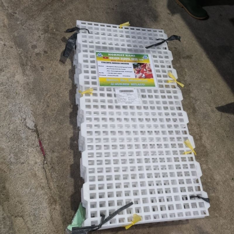 Tergacorlantai alas kandang plastik  - pijakan lantai kambing - lantai ayam - alas kandang kambing -
