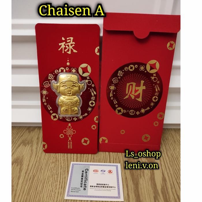Angpao Emas Chaisen / Angpao Emas Imlek - Caishen A