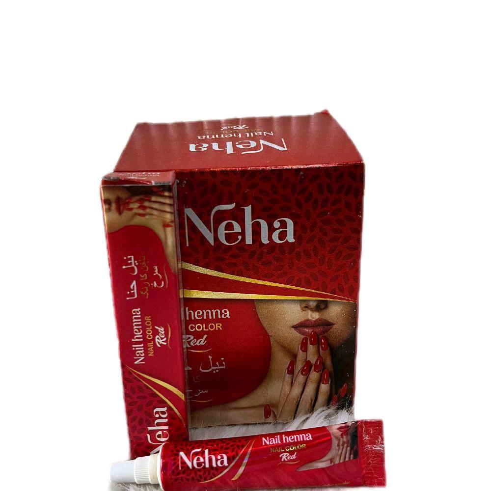 Neha Henna Nail Kuku Maroon Merah Hitam Coklat Cherry BPOM Pewarna Kuku Cantik dan Tahan Lama