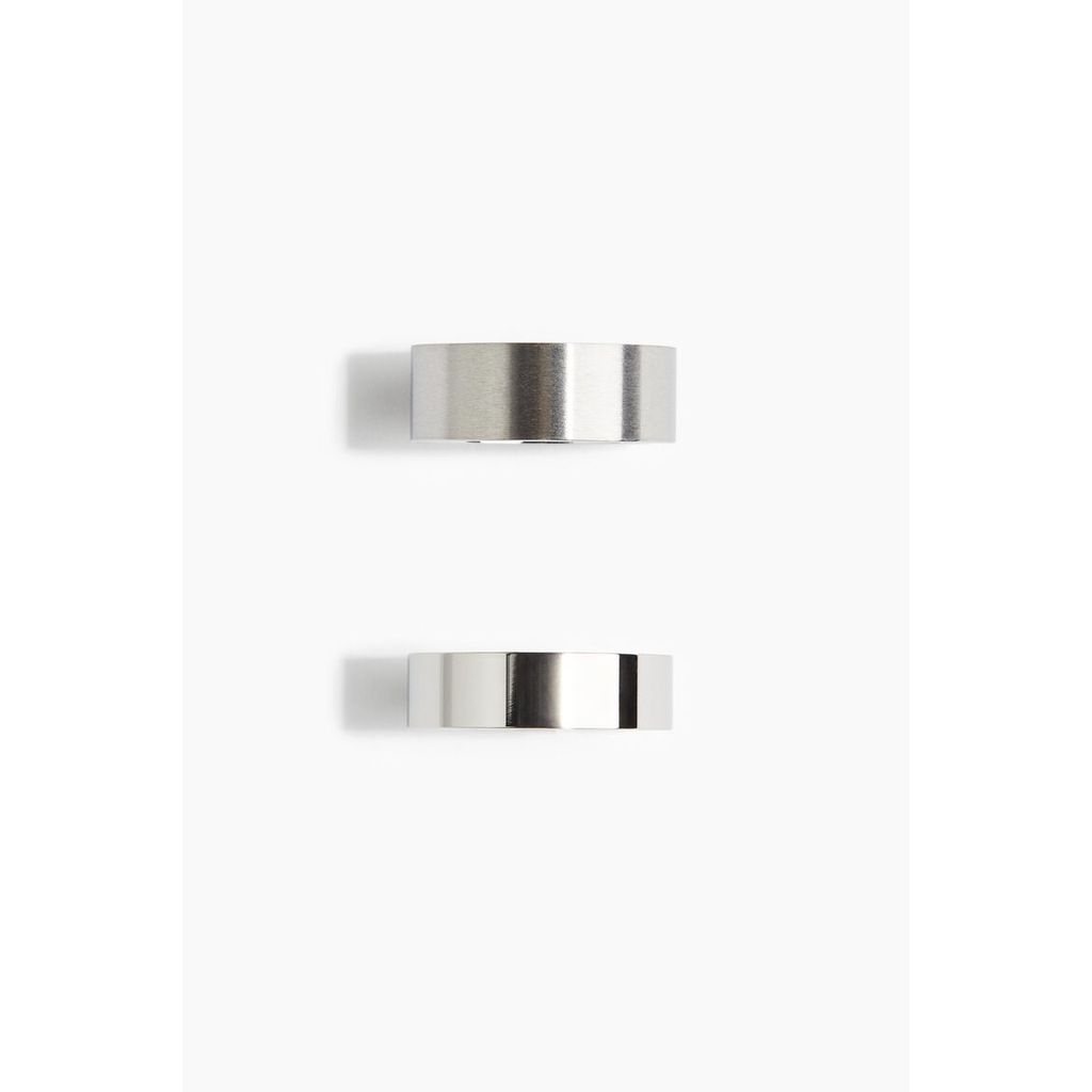 H&M Pria 2-Pak Cincin Baja Tahan Karat 1260792