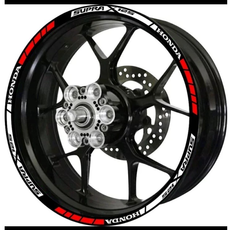 Stiker Velg Supra X 125
