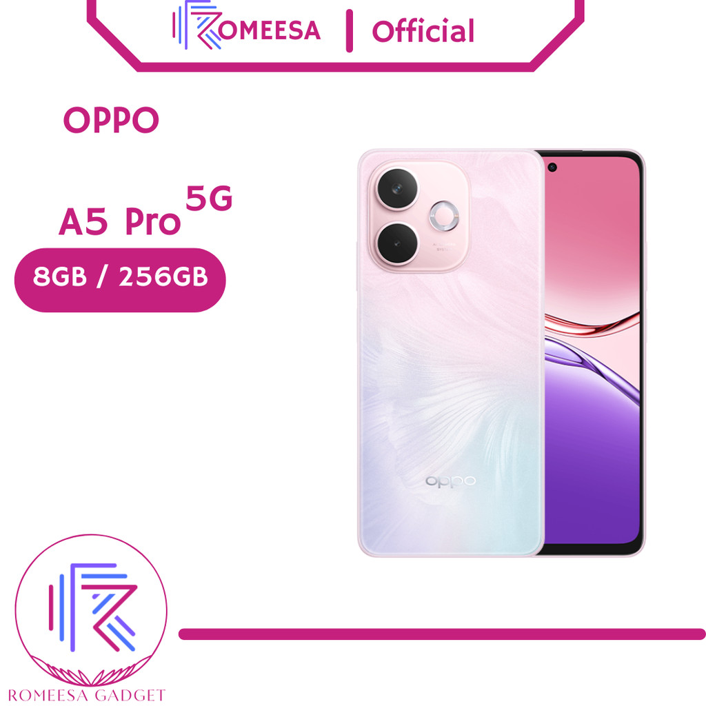 OPPO A5 PRO 5G NFC RAM 8/256GB GARANSI RESMI OPPO INDONESIA