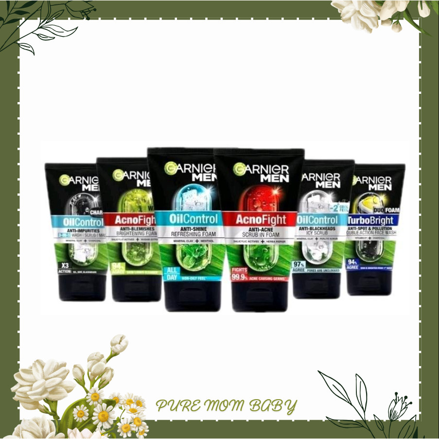 Garnier Men 100ml Sabun Cuci Muka Cowok Garnier