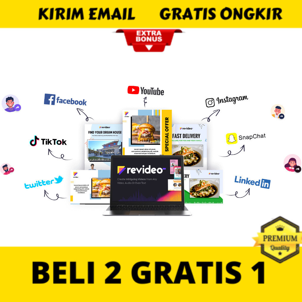 REVIDEO SOFTWARE VIDEO YOUTUBE TIKTOK EDITING EDITOR RENDERFOREST TERCANGGIH SUBTITLE RESIZE AUDIO