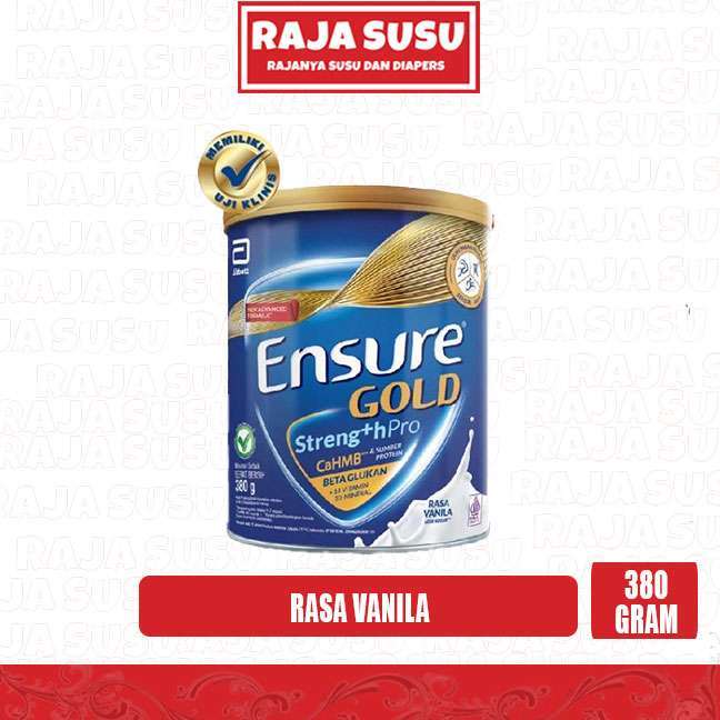 ENSURE GOLD VANILA 380GR - RAJA SUSU