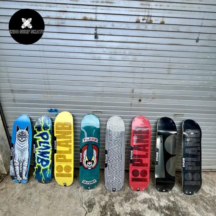 PLAN B Skateboard Deck. Deck Skateboard PLAN B. Deck skateboard impor. Papan skateboard profesional.