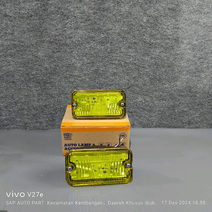 LAMPU BEMPER HINO DUTRO MODEL LED SET(2PCS) - model led kuning Unggulan