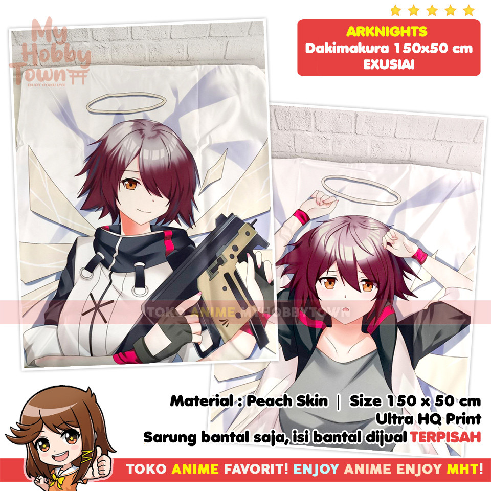 Sarung Bantal Anime Dakimakura Arknights : Exusiai
