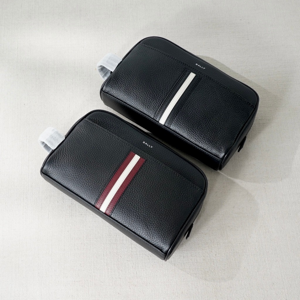 ORI BALLY RIBBON COWHIDE TAS PERLENGKAPAN MANDI KOPLING PRIA