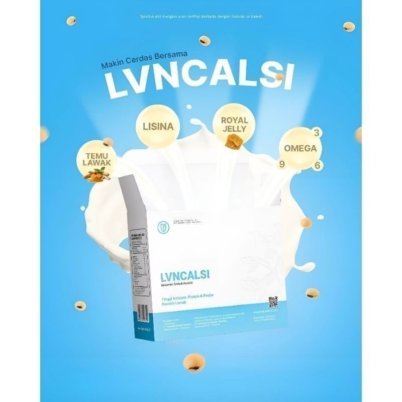 Lvn calsium original 100% isi 1 box 10 sachet.