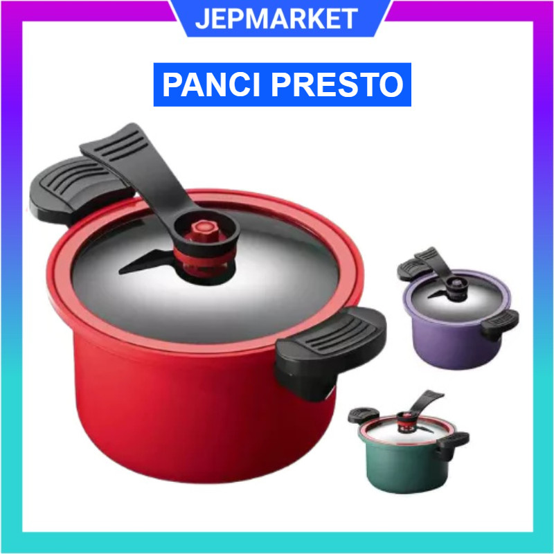 Panci Presto 3.5 Liter / Presto anti lengket / Panci Presto Teflon / Panci Anti Lengket / Teflon pre