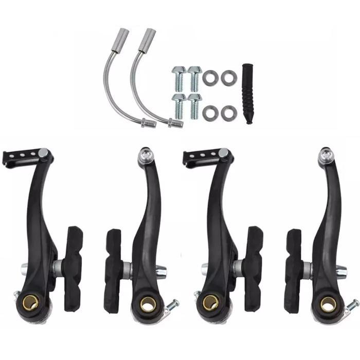 Rem Sepeda Vbrake Full Alloy Black Sepeda Lipat MTB Minivelo DLL