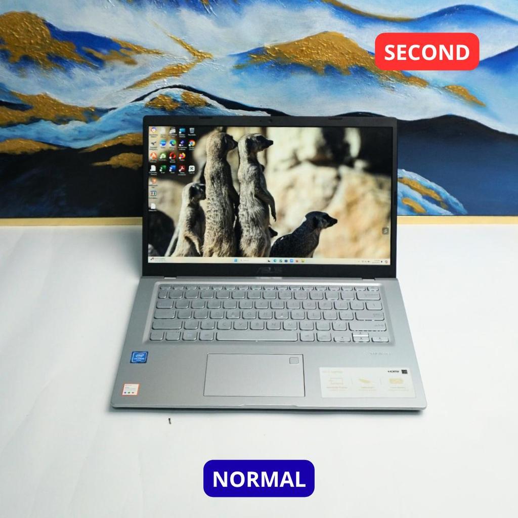 ASUS VIVOBOOK_ASUSLAPTOP X415MA_A416MA CELERON N4020 8 GB (14") LAPTOP SECOND ORIGINAL SINAR MUTIARA