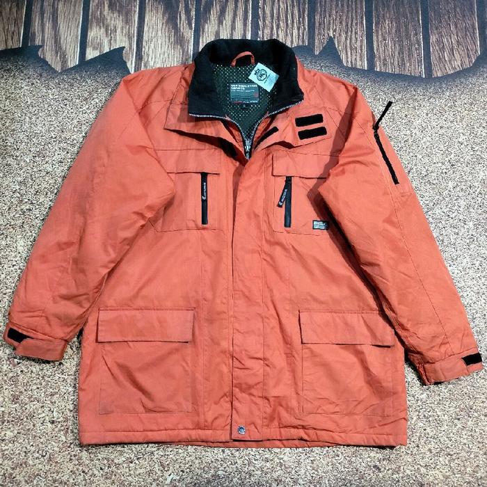 jaket outdoor waterproof TOP SHALETON jaket pria tebal hangat anti air multi pocket banyak saku size