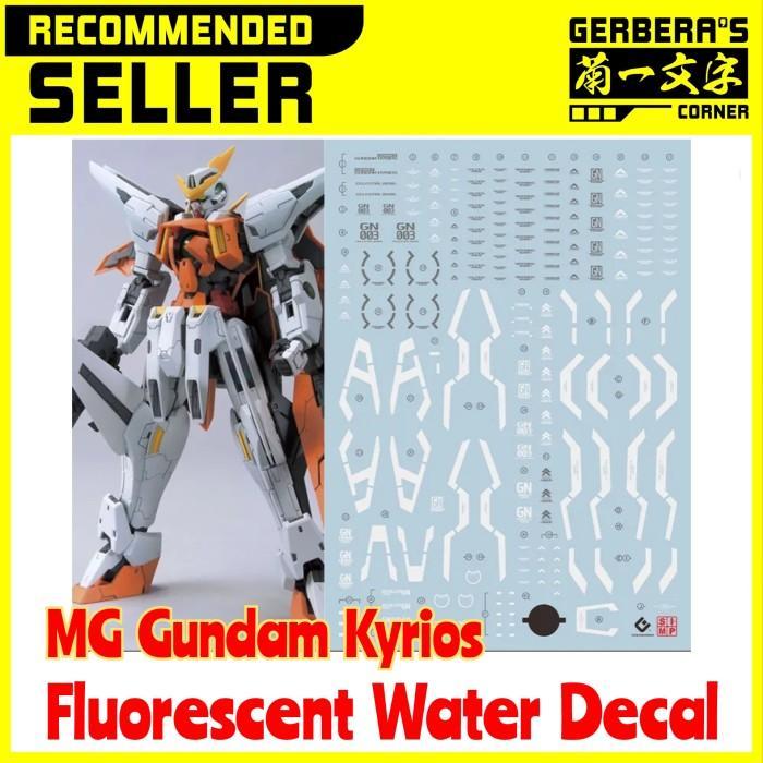 Fluorescent Water Decal MG Gundam Kyrios Evolution Studio